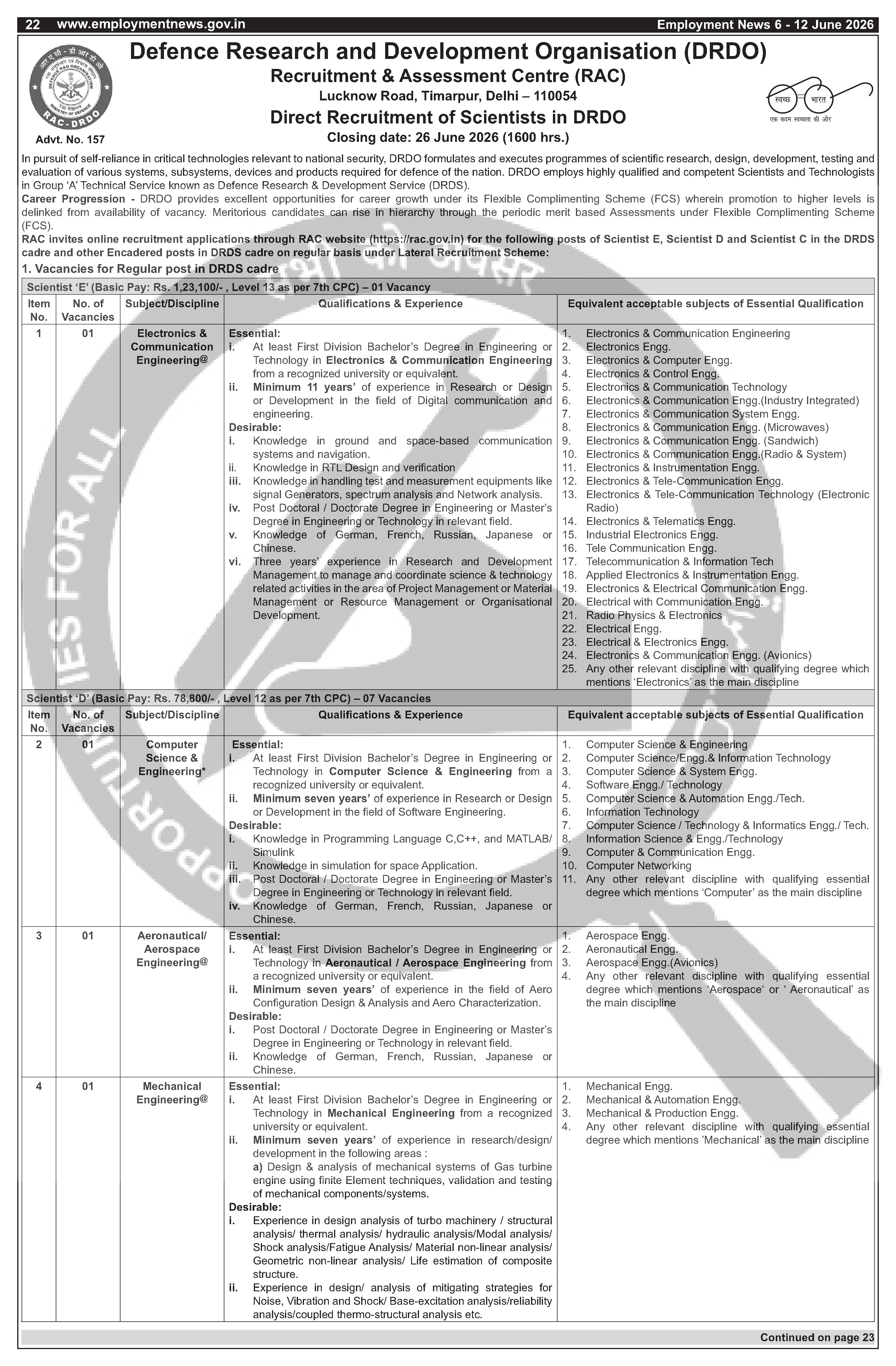 Job Notification